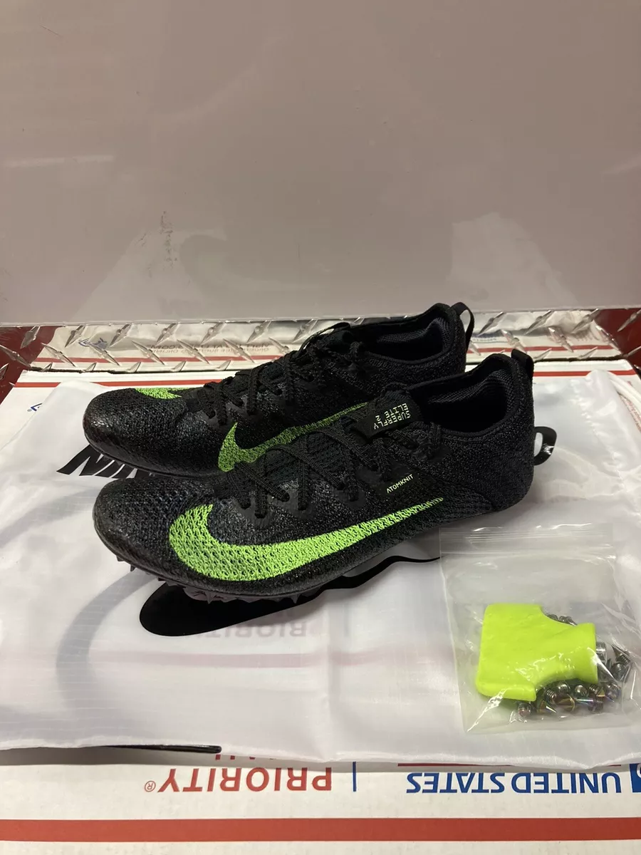 Of Ooit gesponsord Nike Zoom Superfly Elite 2 'Black Lime Blast' Track Spikes CD4382 001 Size  6.5 | eBay