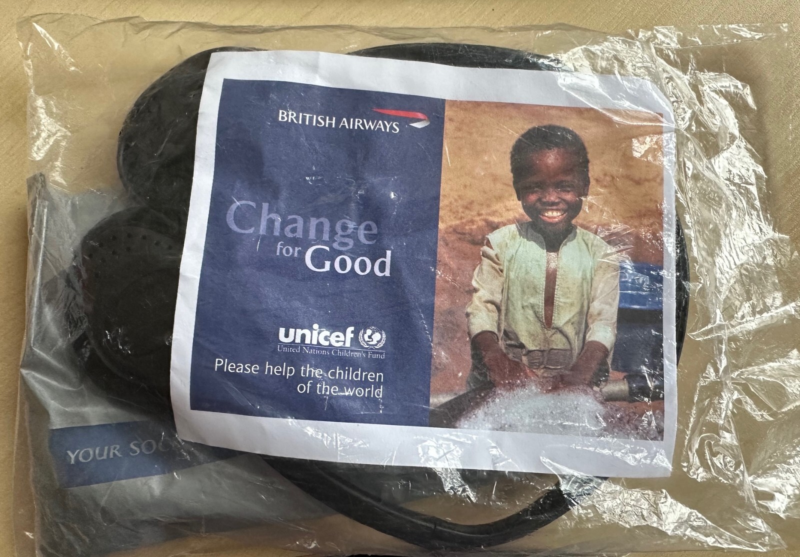 BRITISH AIRWAYS HEADPHONES 3.5mm JACK PLUG eBay