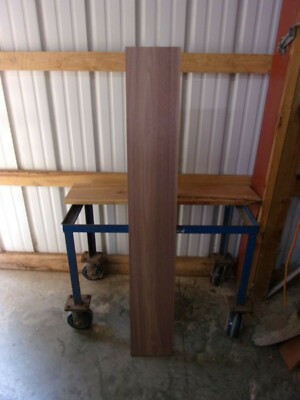 1 PC WALNUT LUMBER WOOD KILN DRIED BOARD LOT 185T 51 7/8'' X 7 3/4'' X 1 1/8'' FLAT