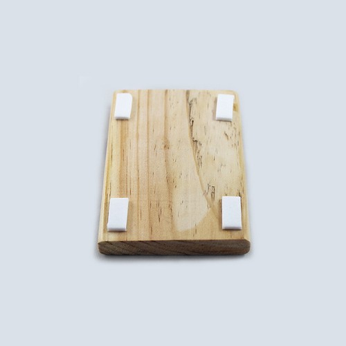 Hand painted wooden mobile holder, K2-382 - Photo 6 sur 6