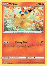 Victini 020/203 - Evolving Skies - Holo Pokemon Card - Near Mint (NM)