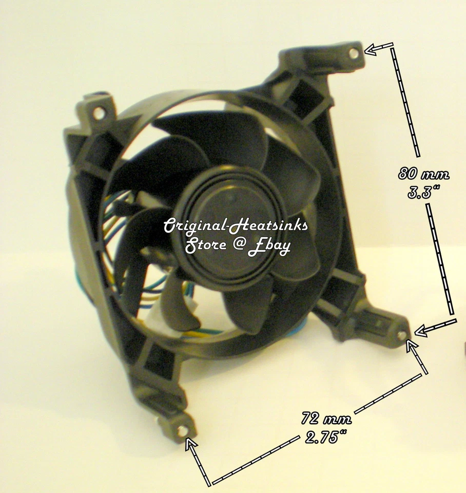 Xeon Fan for LGA771 Workstation for Intel 5000 Series CPU Heatsink - New - Image 4 of 4
