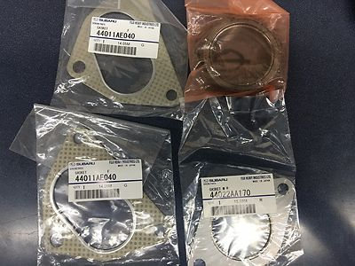 #ad Genuine SUBARU OEM 4 Exhaust Manifold amp; Cat Converter Pipe Gaskets FOR 6CYL 3.0 $45.50