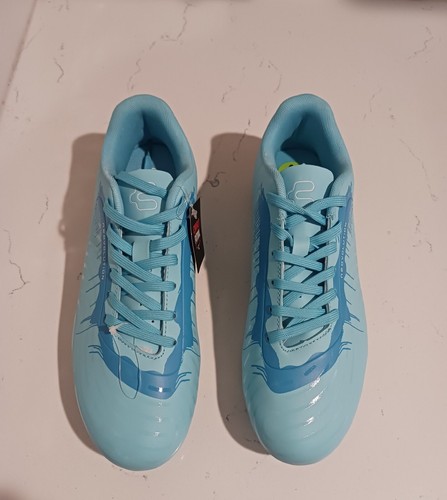 Charly Neovolution Soccer Cleats PFX Cleats Sky Blue Fg Size 9.5 Men’s - Picture 7 of 8