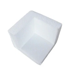 96PK Polystyrene Corner Protector for Packaging Shipping Boxes 3X3X3"