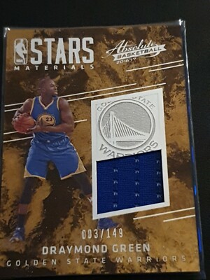 2016-17 Panini Absolute NBA Stars Materials/149 Draymond Green Warriors Curry 