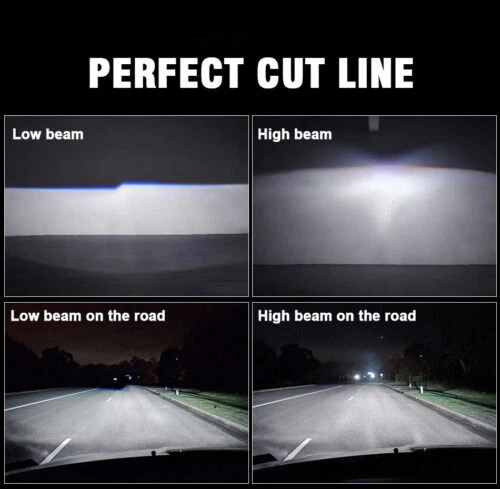 Для 2007-2013 Cadillac Escalade EXT LED HID фары лампы Hi-Low + противотуманные фары A - Изображение 4 из 4