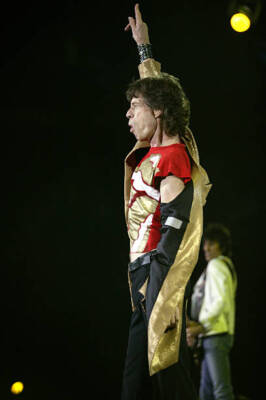 Mick Jagger with the Rolling Stones at Licks World Tour 2003 Augus- Old Photo 22