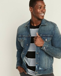 jaqueta jeans azul claro