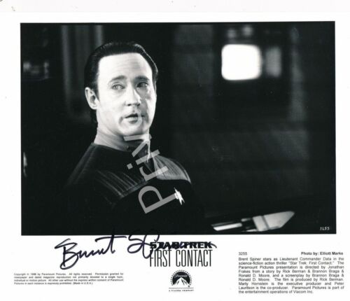 100% Original Autogramm Autograph handsigniert Brent Spiner Data Startrek L1.08 - Photo 1 sur 1