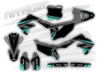 Graphics Kit fits Kawasaki KX 450F KXF 450 KX450F 2019 2020 2021 2022 2023