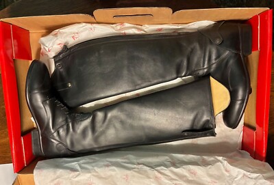 Sergio Grasso Imperia tall field boots black  sz 42   10 1/2