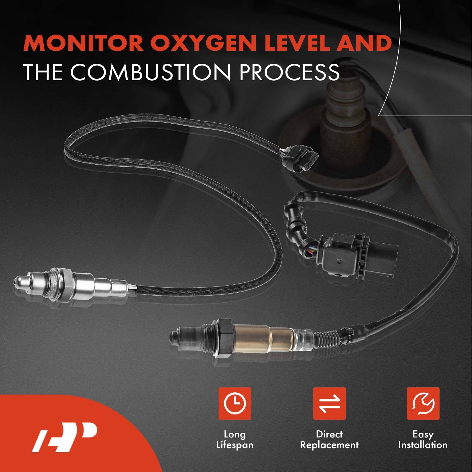 A-Premium 4x Upstream & Downstream O2 Oxygen Sensor for Ford GT 2017-2020 3.5L