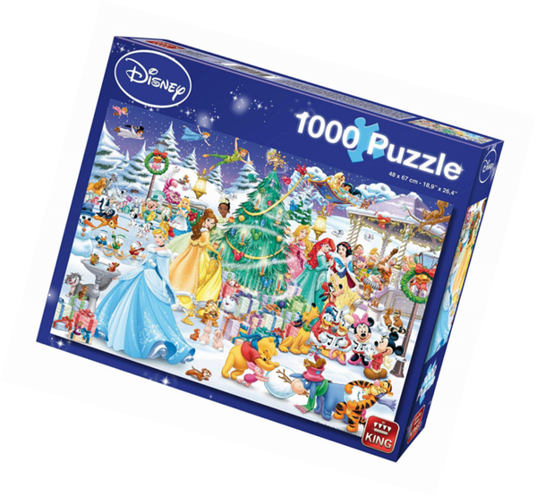 King 5266 Disney Christmas Jigsaw Puzzle 1000piece 68 X 49 Cm for sale