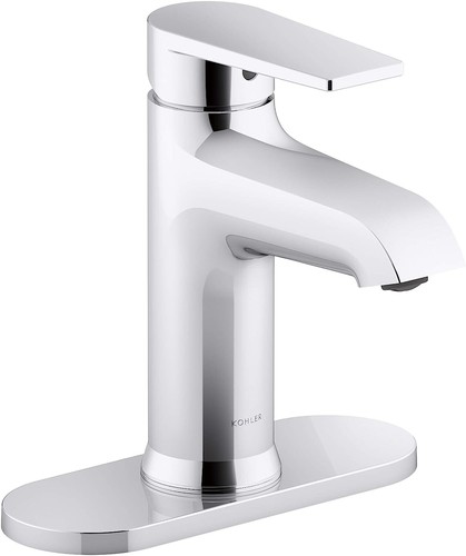 Kohler 97061-4-CP Hint Single Control with Escutcheon Faucet, Polished Chrome - Picture 1 of 9