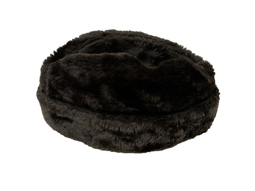 Vintage 1950s Fur Hat Brown Circle Veiled Cap Vintage 1950s Brown Fur Hat Veiled Circle Cap - Etsy main image 4