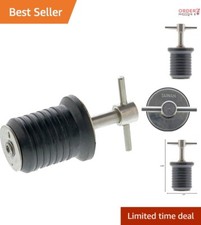 Corrosion-Resistant 1-Inch Stainless Steel Drain Twist Plug for Boating
