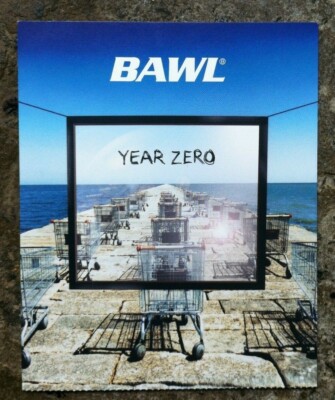BAWL - Year Zero. Promo Post Card Photo Music Memorabilia 1990s