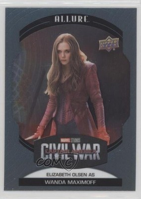 2022 Upper Deck Marvel Allure Steel Elizabeth Olsen as Wanda Maximoff #51 0bf7
