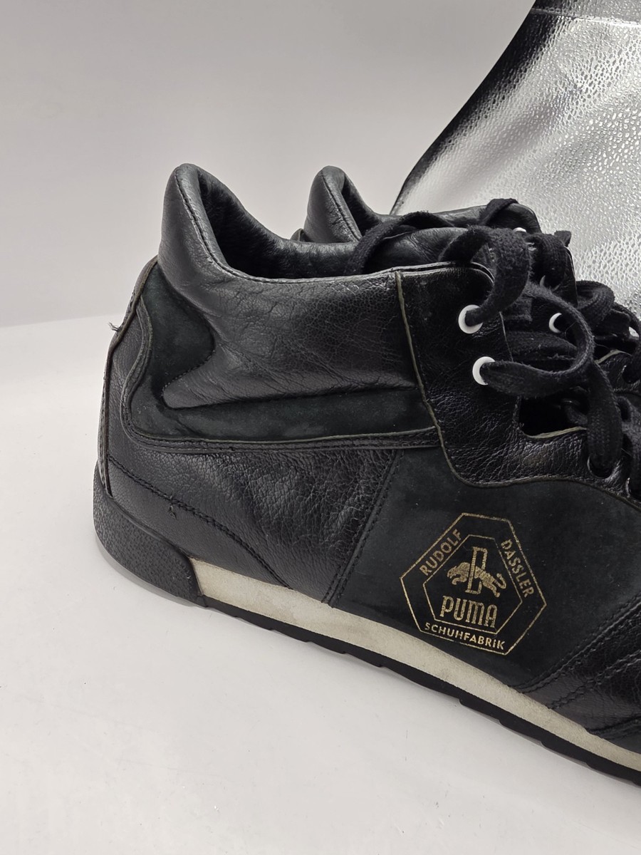 VINTAGE PUMA RUDOLPH DASSLER LEATHER SIZE 11.5 Suede Leather | eBay