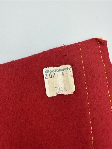 Vintage 1950'S 1960'S Red Felt Chicago Illinois 11.75" Souvenir Pennant Flag - Picture 3 of 7