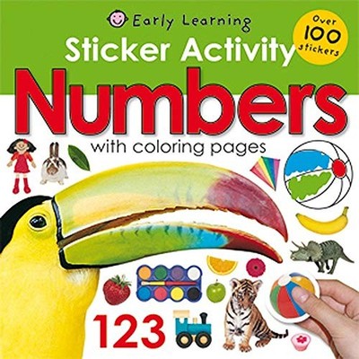 STICKER ACTIVITY NUMBERS (STICKER ACTIVITY FUN) By Roger Priddy **Excellent**
