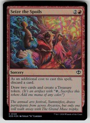 Seize the Spoils #129 Foil Common Secrets of Strixhaven Magic: The Gathering
