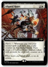 MTG Aligned Heart (Extended Art) Commander: Tarkir: Dragonstorm LP