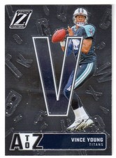 2024 Panini Zenith #22 VINCE YOUNG 'A TO Z' INSERT CARD! TITANS