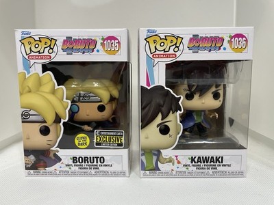 Funko Pop Boruto 1035 Entertainment Earth Exc GITD & Kawaki 1036 Bundle
