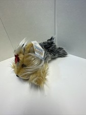 Animal Alley Yorkshire Terrier Long Hair Plush Multi-Color 11" Toys R Us - NEW