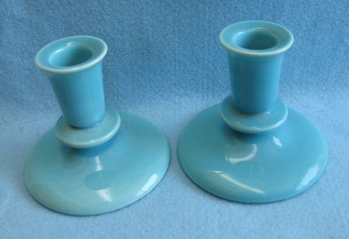 Pair Vintage Franciscan, Gladding McBean, El Patio Candle Holders, California - Picture 2 of 8