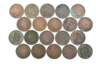 Lot 20 1800's 1890-1899 Indian Head Penny Cents US Coin Collection 2/5 Roll *292