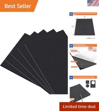 5 Pack Neoprene Foam Padding 12in x 8in x 1/8in Anti-Vibration Self-Stick Pads