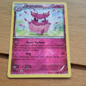 Aromatisse 106/162 Pokemon Card XY Breakthrough Rare Reverse Holo Foil TCG