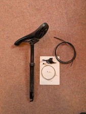 Specialized Command Post micro-adjust 125mm 30.9mm and fabric saddle 