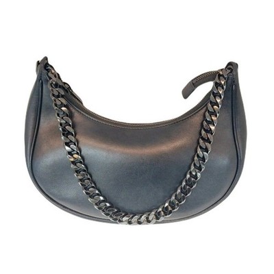 Celine Schultertasche schwarz Medium Ava Hobo Kette 199583 120611549