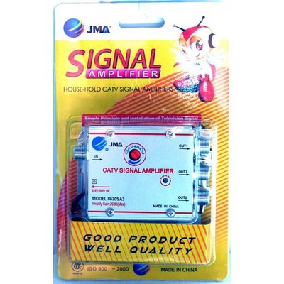 Adjustable Digital Terrestrial TV Signal Amplifier DVB-T 3 Outputs F
