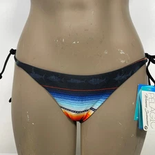 Pelagic Lahaina Rev Multi Color Fish Bikini Bottoms Women's SMALL NWT