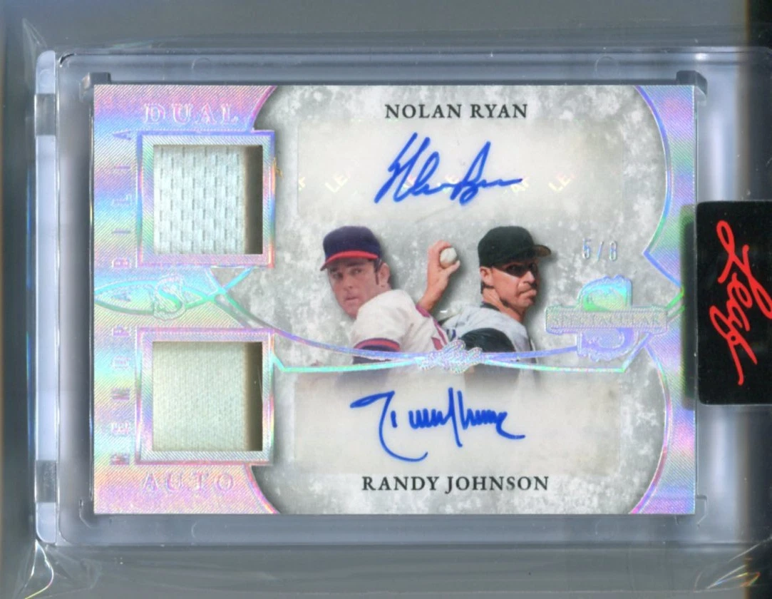 Leaf Randy Johnson Baseball Serial Numbered Sports Trading Cards