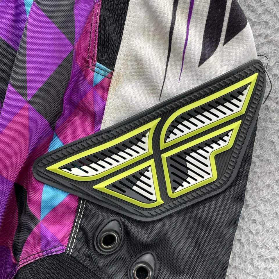 Pantalones cinéticos Fly Racing para mujer 7 acolchados motociclista motocross ropa deportiva todo terreno Foto 4 de 4