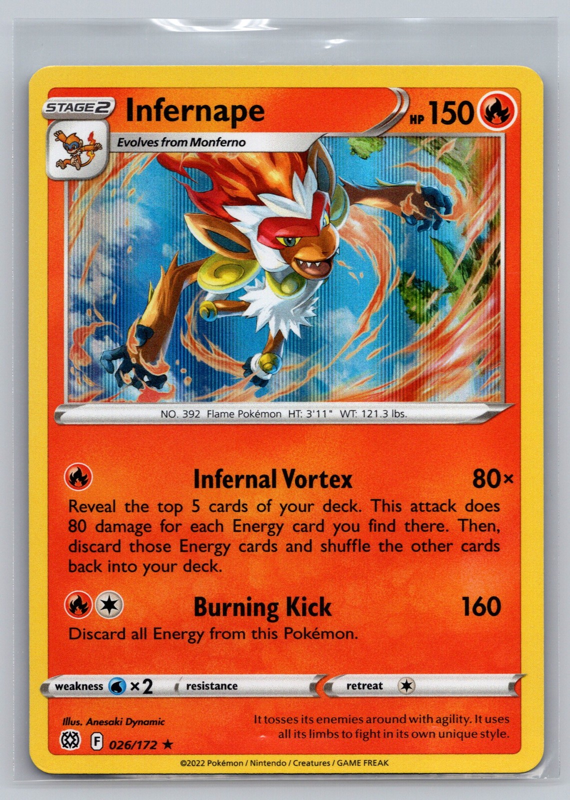 Infernape - Deck Exclusives - #026/172 - -
