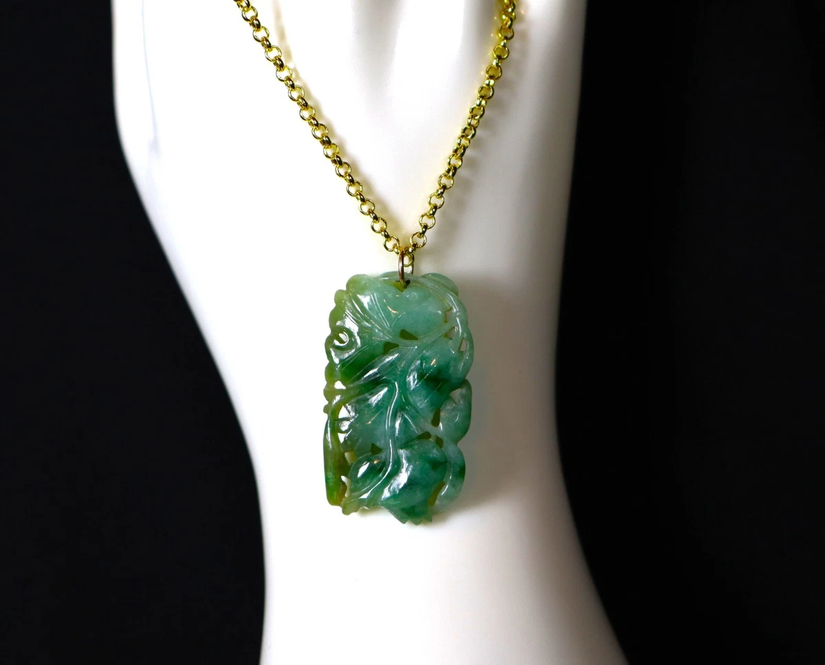 アンティーク 中国 グリーン ジェード Vintage Original Jade Chinese Antiques for sale | eBay
