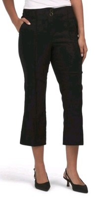 Nanette Lepore Freedom Stretch Bootcut With Seam Slit Pants 10