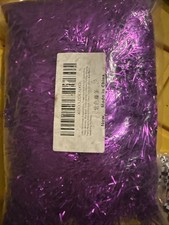 Purple Tinsel Garland Decoration- 33 Ft Halloween , Christmas Party Decor