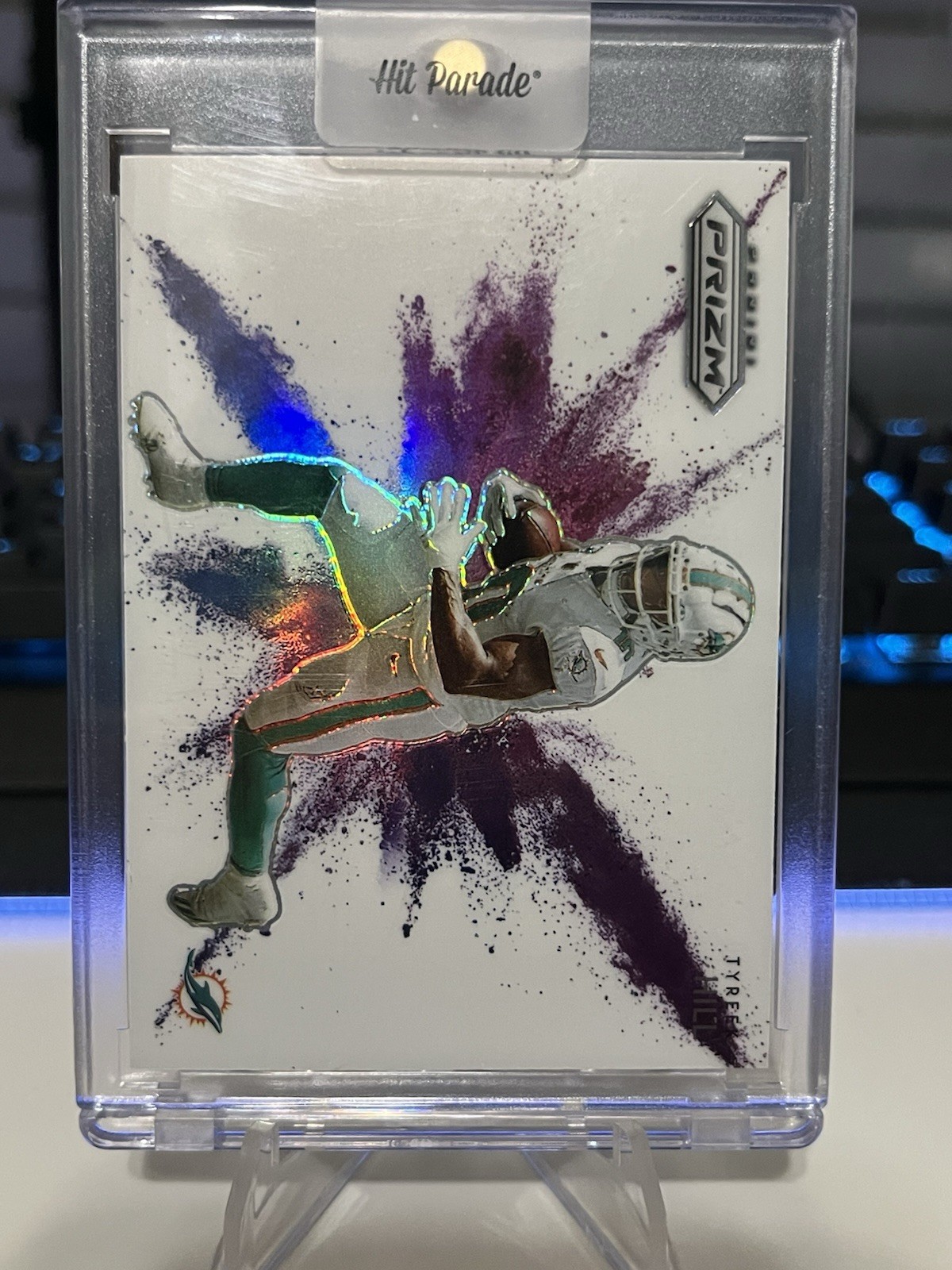 2022 Panini Prizm TYREEK HILL COLOR BLAST #CB-11 Miami Dolphins