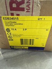 Square D EDB34015 Circuit Breaker 15A 3-Pole 480y/277v AC Bolt-On