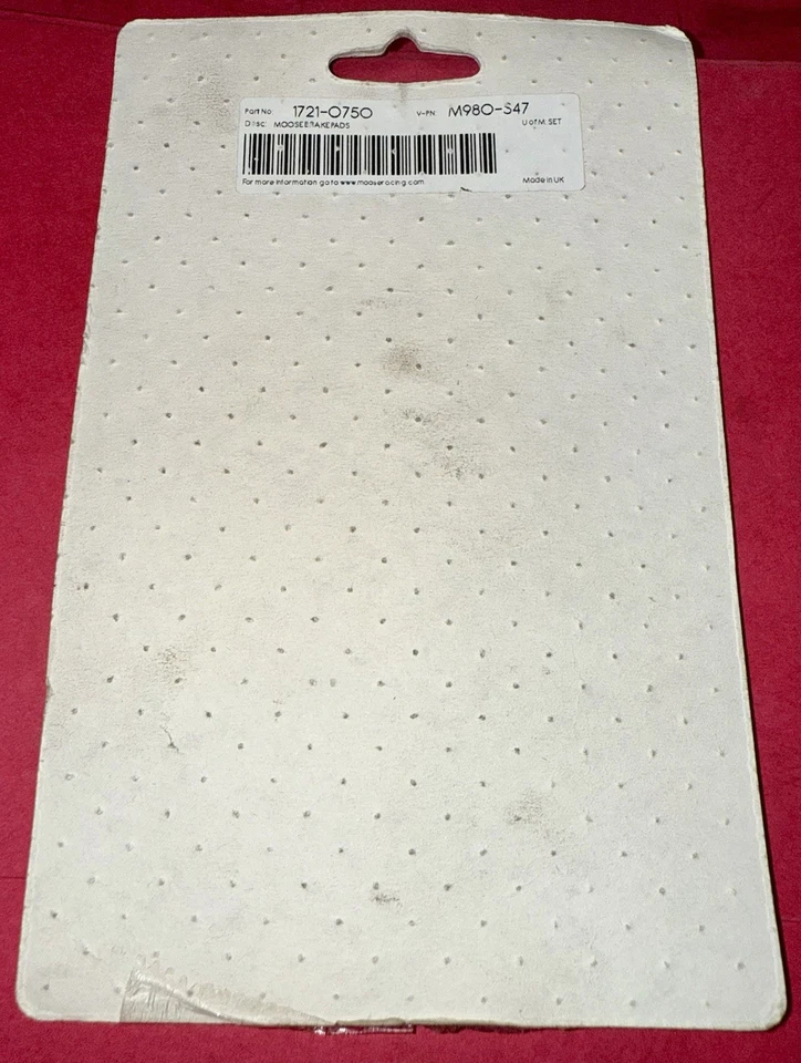 Moose XCR Sintered brake pad set Yamaha 1721-0750 new - Image 2 of 2