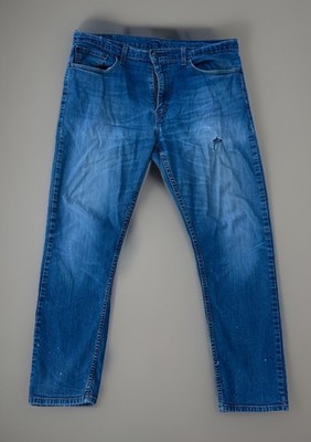 Levi's 502 Men's Regular Fit Taper Eco Jeans 36x32 Distressed