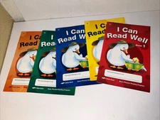 Abeka K5, Basic Phonics Readers  set Lot I CAN TO READ WELL Books 1-5 Complete